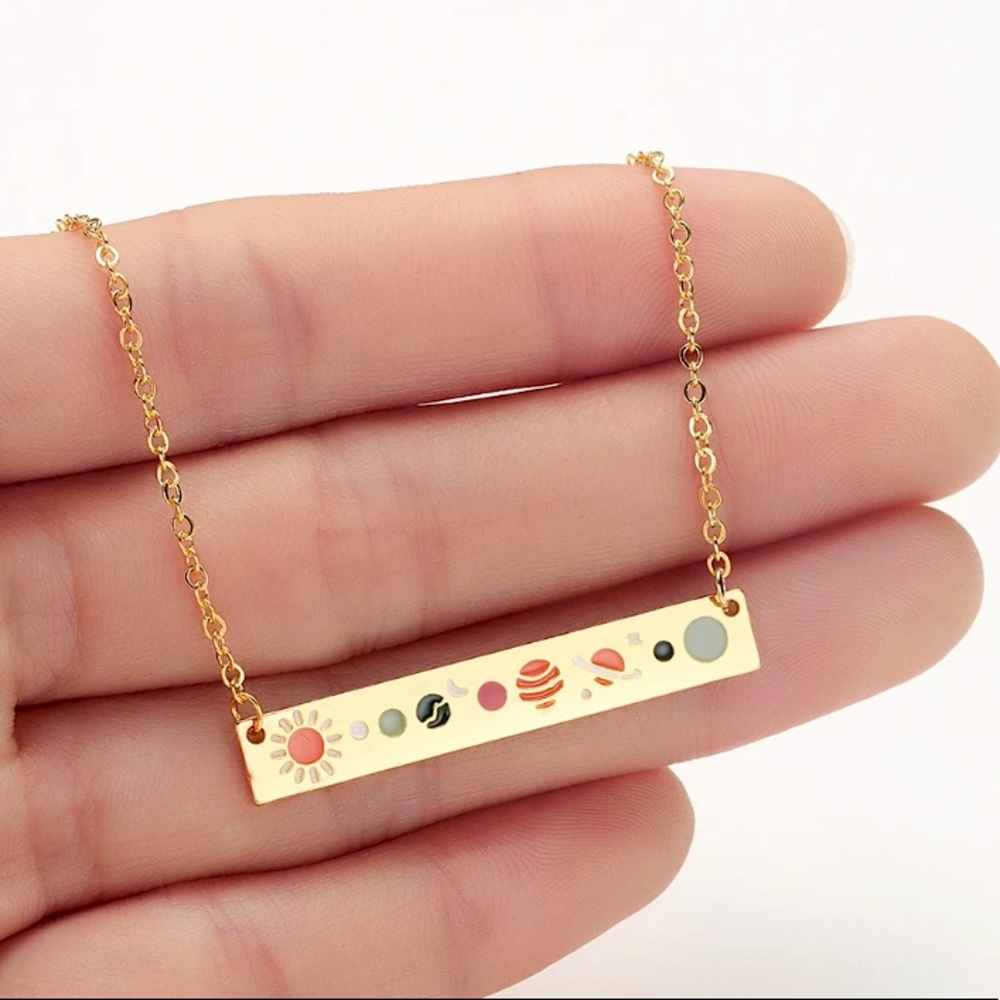 Aligned Planet Solar System Star Galactic Bracelet - Picture 3 of 9